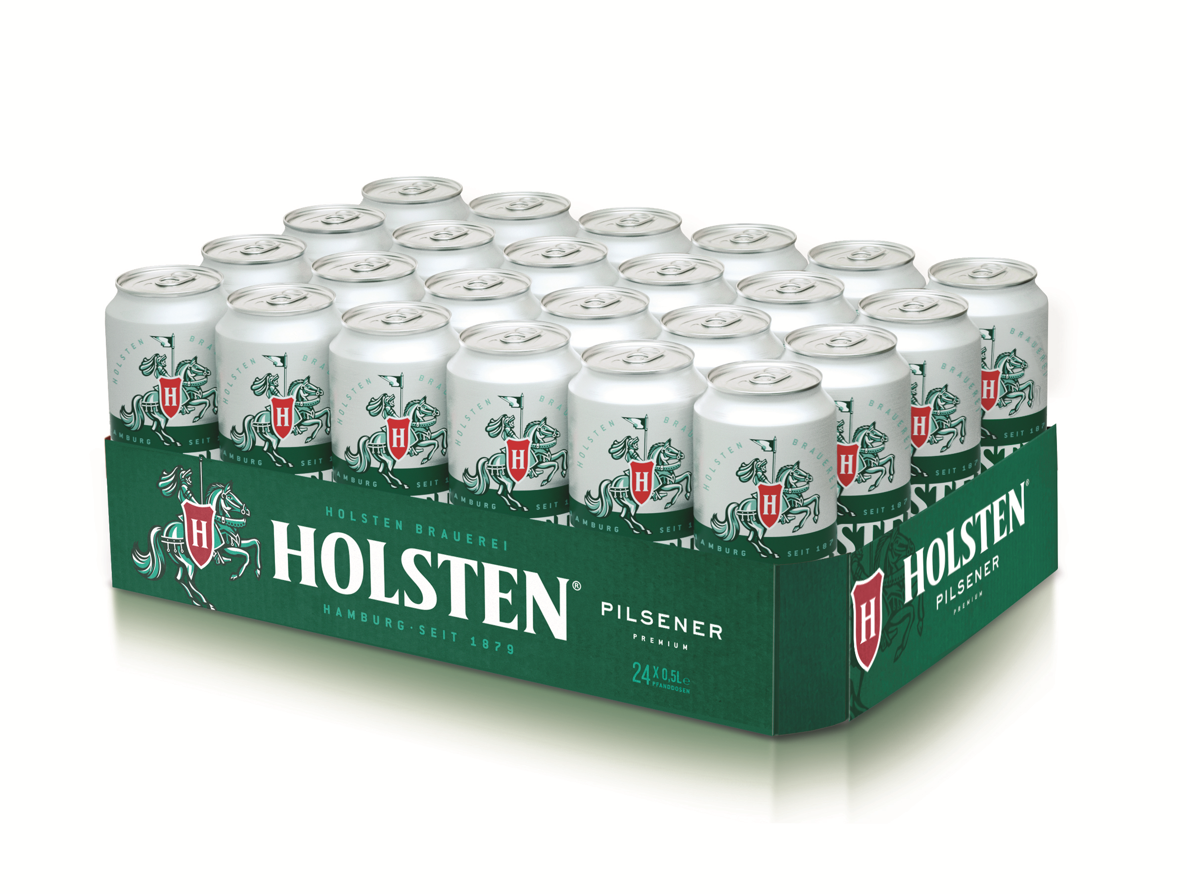 Holsten Pilsener Bier im 24 x 0,5 Liter Dose Tray