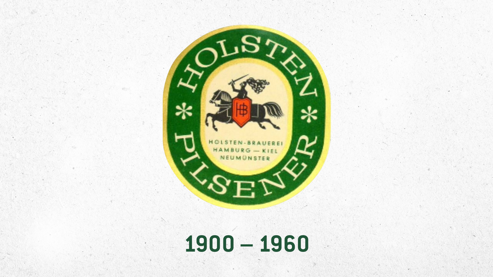 Holsten Bier historisches Etikett frühes 20. Jahrhundert